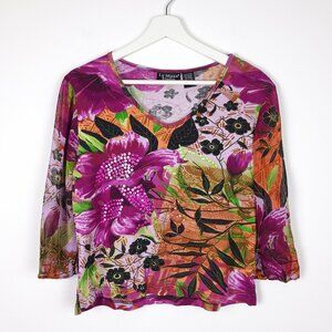 Vintage Embellished Patchwork Top